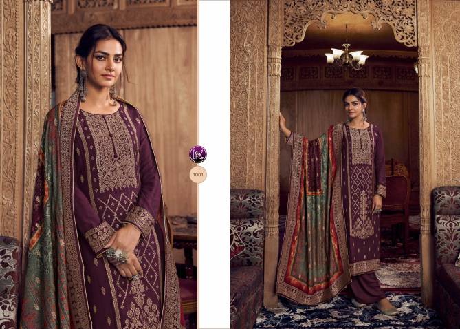 Kala Print Viscose Pashmina Designer Salwar Suits Catalog